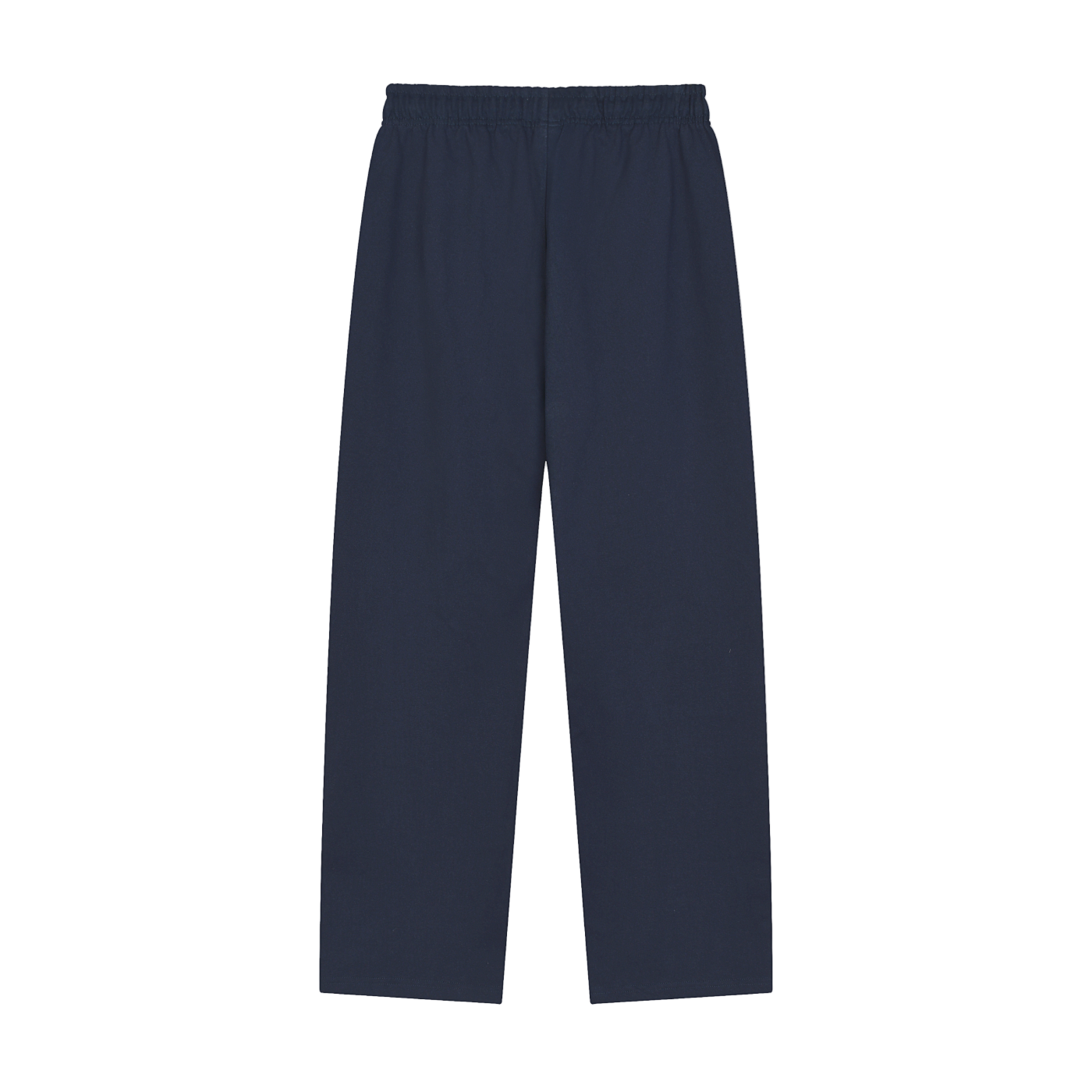 Navy blue pants on a white background