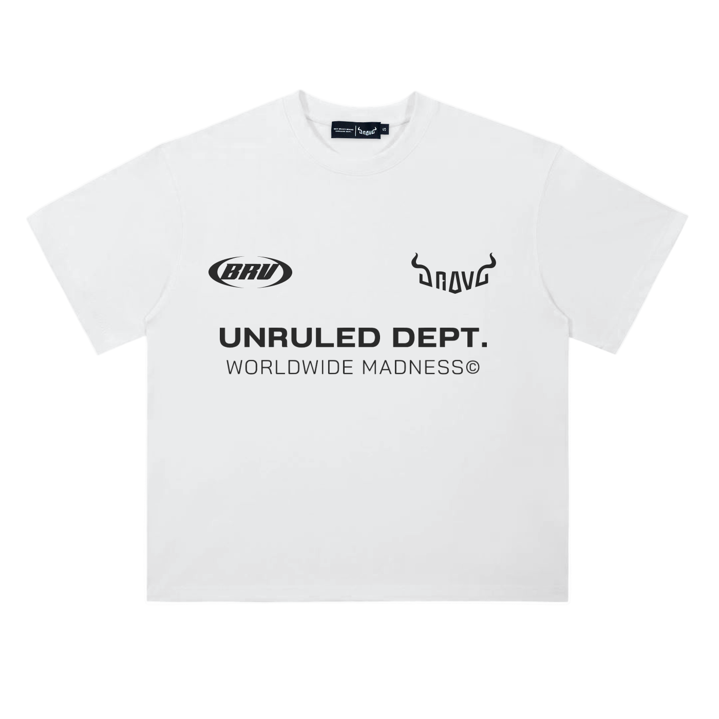 BRAVO TEAM UNRLD DEPT. WHITE TEE