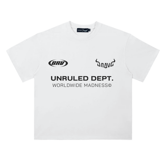 BRAVO TEAM UNRLD DEPT. WHITE TEE