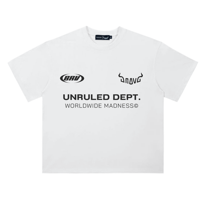 BRAVO TEAM UNRLD DEPT. WHITE TEE