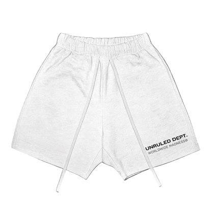 BRAVO Unruled Dept. heavyweight cotton shorts, relaxed cut, worn on the street