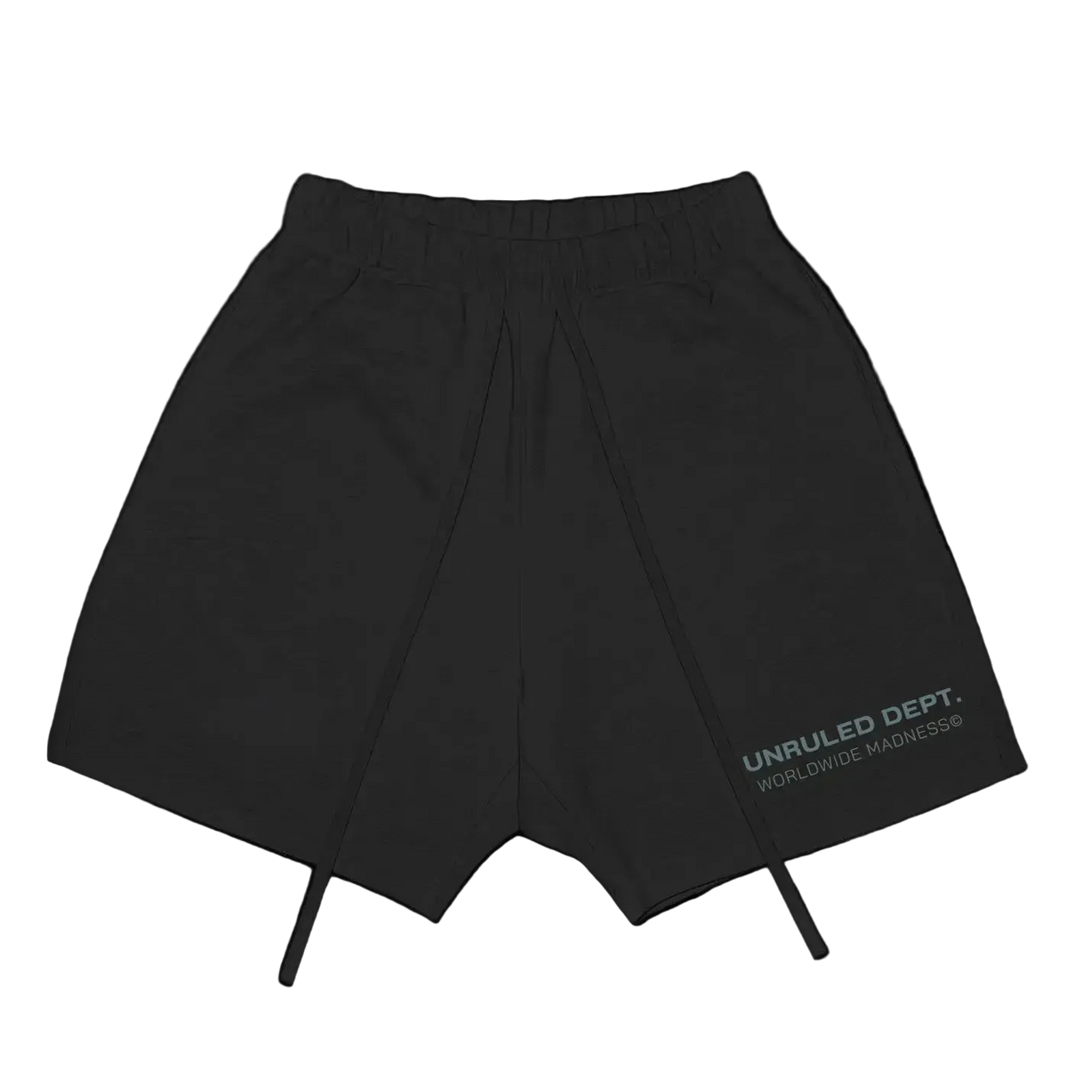 BRAVO Unruled Dept. cotton shorts, front view, mark on the leg