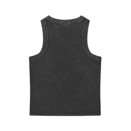 Black tank top on a white background
